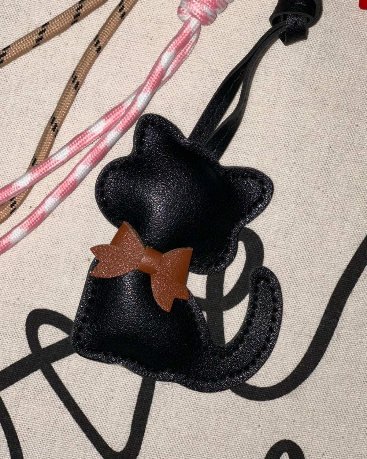Bag Charm Amulet - Mirringuis Cat - Negro