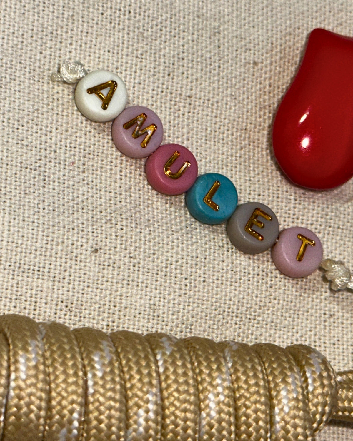 Bag Charm Amulet - Perro Cocker - Amarillo